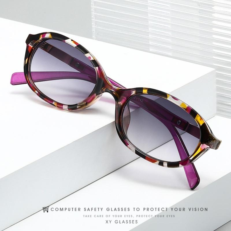 2026 New Vintage Oval Sunglasses Minimalist Fashion and Versatile Small-Frame UV-Protective Sun Glasses UV400 Shades Eyewear