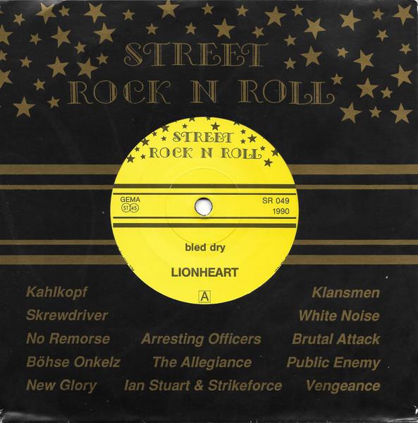 

7inch Record LIONHEART Bled Dry SR049 Street Rock N R 1990 Germany Rock Used
