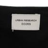 URBAN RESEARCH DOORS Linen Blend Short Sleeve Skipper One Piece M Black Women Used