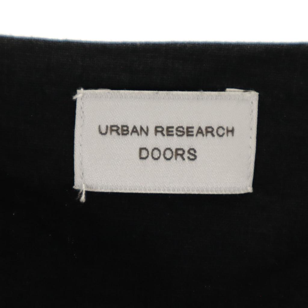 URBAN RESEARCH DOORS Linen Blend Short Sleeve Skipper One Piece M Black Women Used