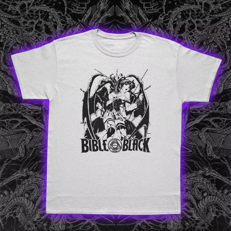

Trend Summer 2025 Cosplay Unisex Bible Black Reika Kitami Anime T-Shirt Manga Waifu Shirt Mens T Shirts Oversized T Shirt 4XL
