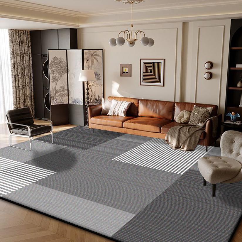 Nordisch Geometrisch Tapijt voor Woonkamerdecoratie Grijze Grote Tapijten Huisdecoratie Slaapkamer Keuken Lounge Vloerkleed Antislip Vloermatten 1.9x2.9ft(60x90cm)
