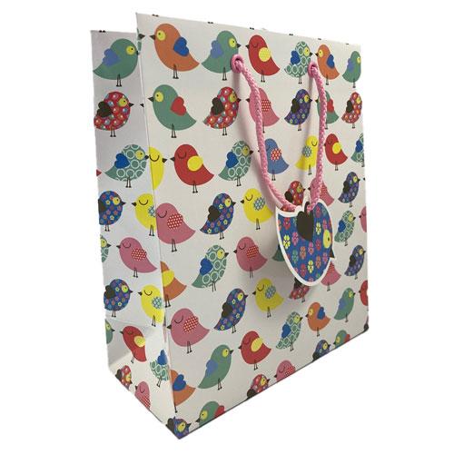 Ozcorp Large Gift Bag (Cute Birdies)