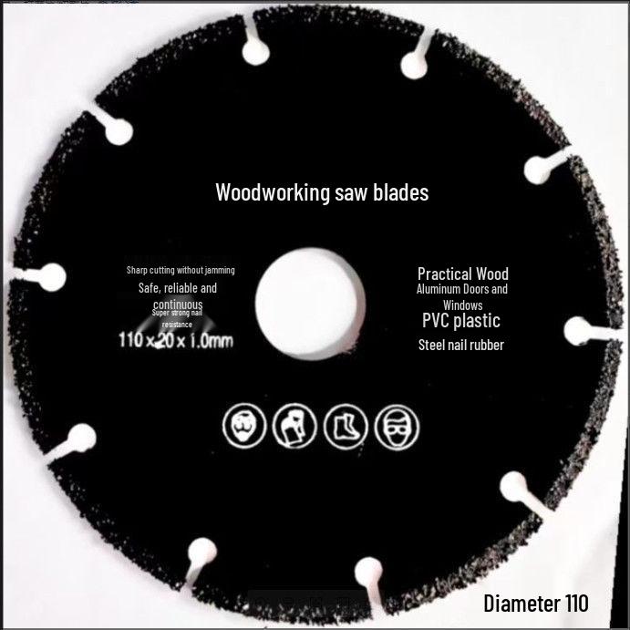 Woodworking Multi-Function Saw Blade: Solid Wood, Steel, Aluminum, PVC Cutting Disc for Angle Grinder.