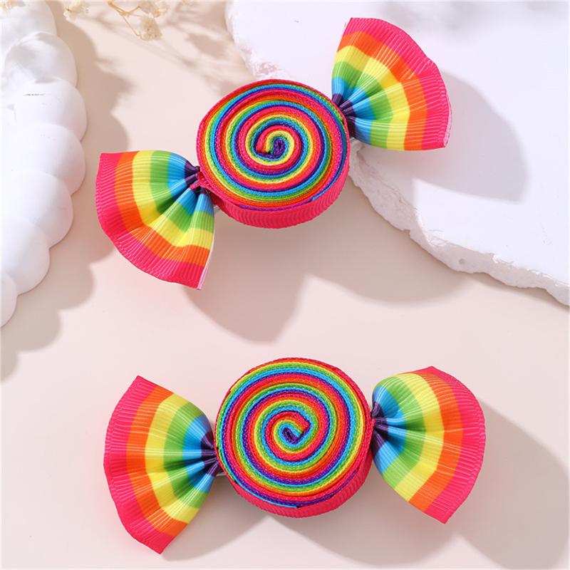 

1Pair Valentine S Day Children S Sweet Lollipop Hair Clip Butterfly Bow Hair Accessory Cute Headwear Hairpin 03