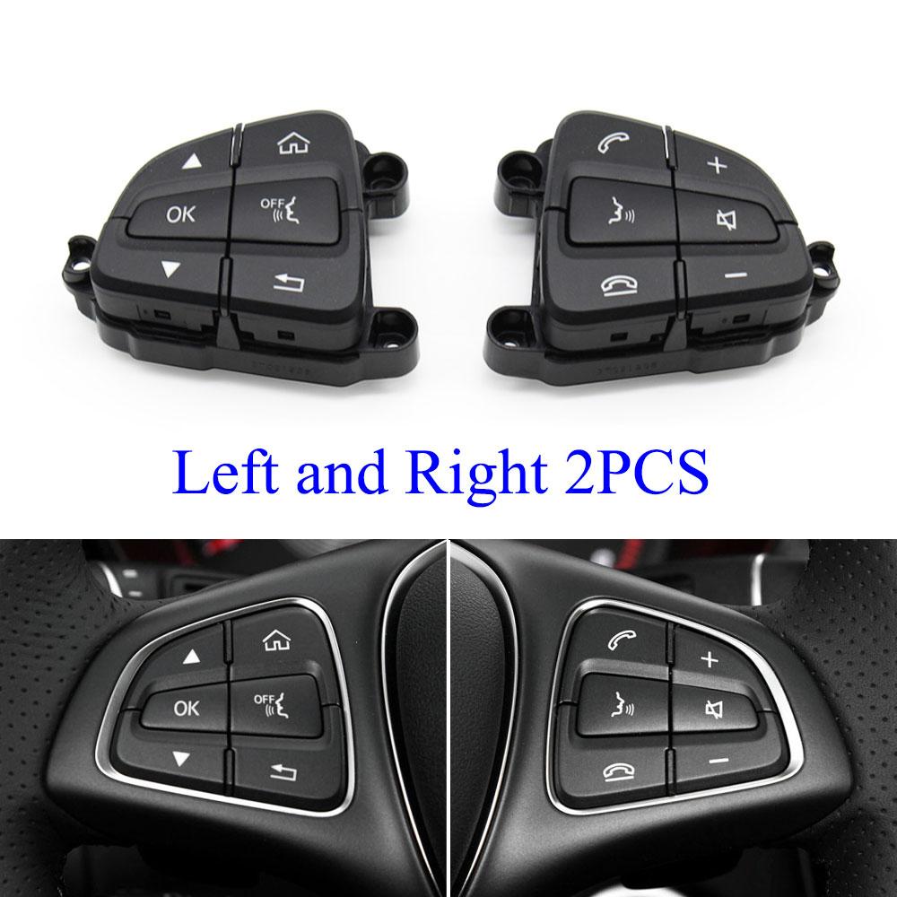 W205 W253 Auto Multifunktions-Lenkrad-Bedienschalter Drucktasten Ersatz für Mercedes-Benz C GLC-Klasse