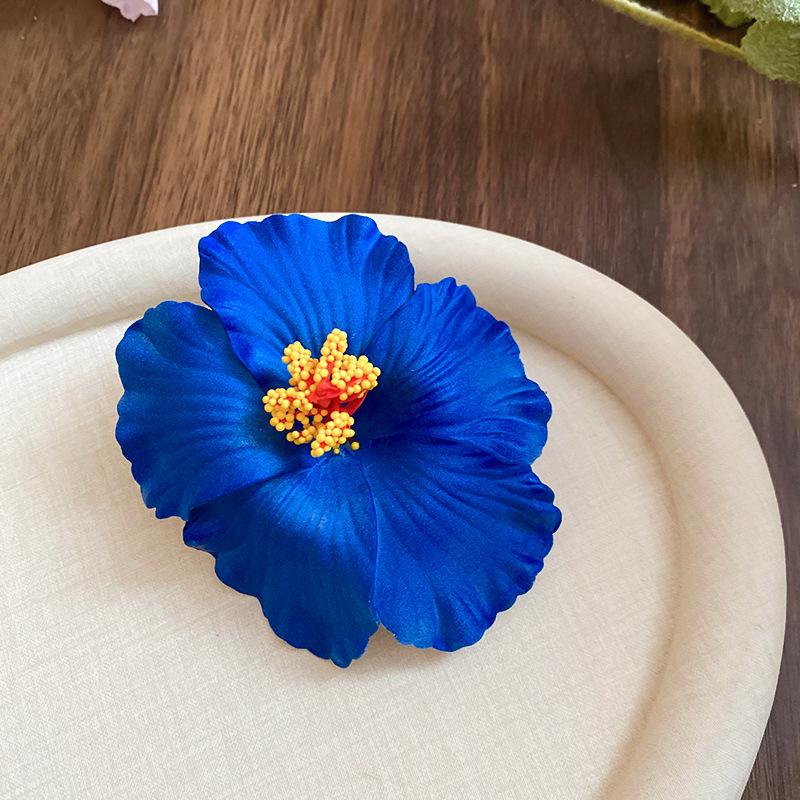 Holiday wind egg flower other side flower grab clip sweet girl bangs side hairpin bohemian hair accessories