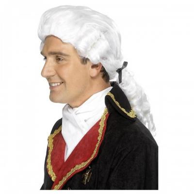 Mens Court Judge Wig Set