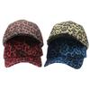 Unisex European American Fashion Leopard Print Baseball Cap Curved Brim Dad Hat Adjustable Snapback For Men And Women