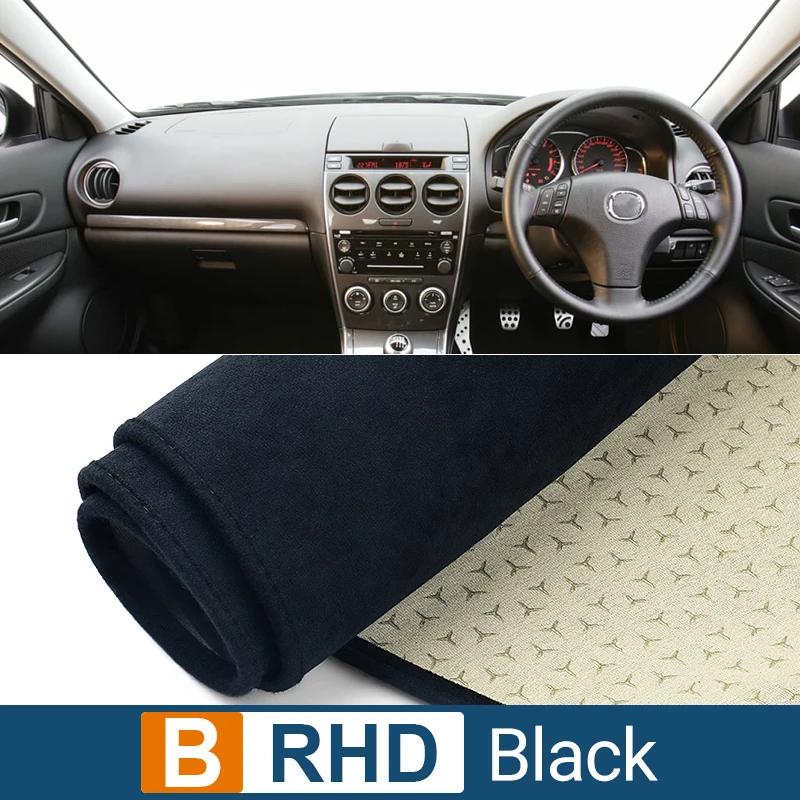 Car Dashboard Cover Avoid Light Pad Sun Shade Case Anti-UV Carpets Non-Slip Mats For Mazda 6 GG 2002 2003 2004 2005 2006 2007
