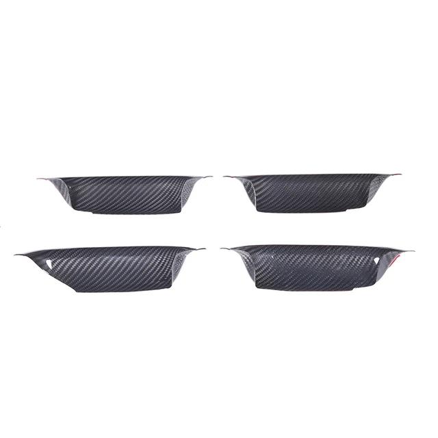 Real Carbon Fiber Car Exterior Door Bowl Handle Cover Trim Stickers For Maserati Grecale 2022-2026 Auto Accessories
