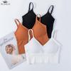 Damer Sexiga Crop Tops Tube Top Kvinnliga Streetwear ärmlös Camis Seamless Sport Underkläder T-BH Crop Top Bandeau Top Tank