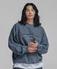 PSSHOPPER Original Pigment Washed Sweatshirt [Dark Navy]