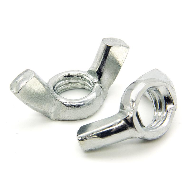 Оцинкованная гайка-барашек класса прочности 4.8: Винтовая крышка бабочка с ручной затяжкой (M3-M10) M4