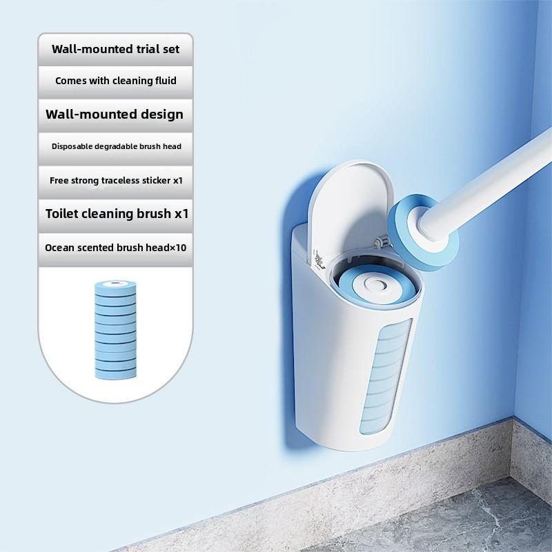 Plastic Abs Toilet Brush Kits Scent Replacement Heads Bathroom Tools Hygiene