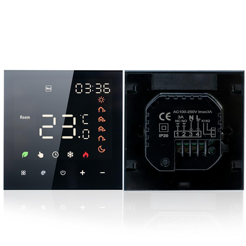 Smart Thermostat Digital Programmable LCD Display Touchscreen Underfloor Heating Temperature Controller Digital
