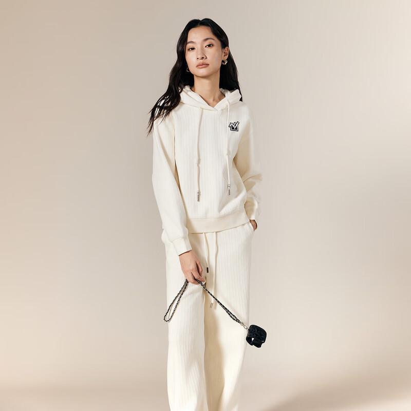 Gejin Women's Winter Hooded Knit Sweatshirt