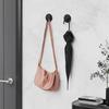 6/4/2PCS Self-Adhesive Hooks Heavy Duty Plastic Wall Hooks Towel Clothes Rack Hangers Bathroom Kitchen Waterproof Hooks