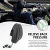 Adjustable Driver Backrest Chrome PU Leather Seat Motorcycle Accessory For Harley Heritage Softail FLSTC/Fatboy FLSTF 2007-2017