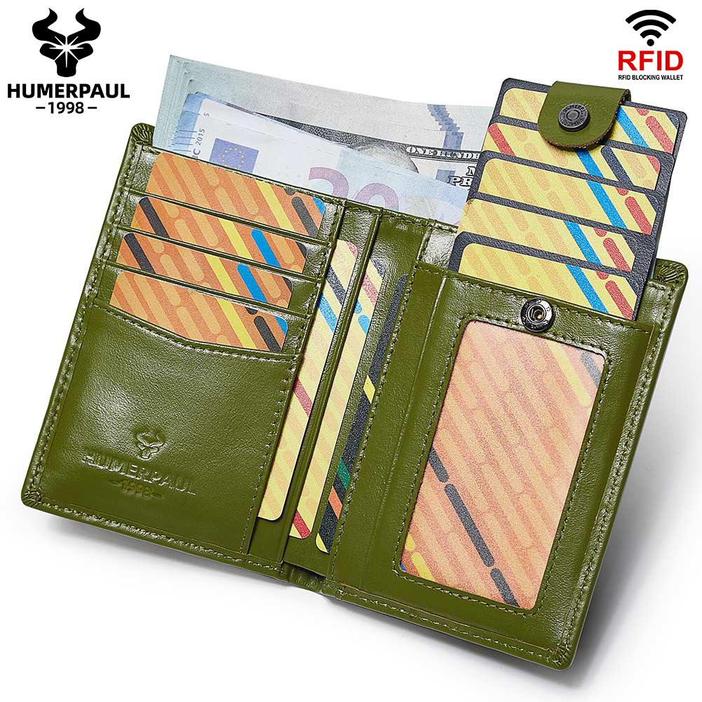 Humerpaul Damen Geldbörse Multifunktions RFID Kartenhalter