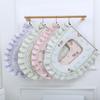 Toilet Seat Zipper, Large Caliber Seat Cushion Warm Seat Cushion All Cotton Lace Washable and Waterproof