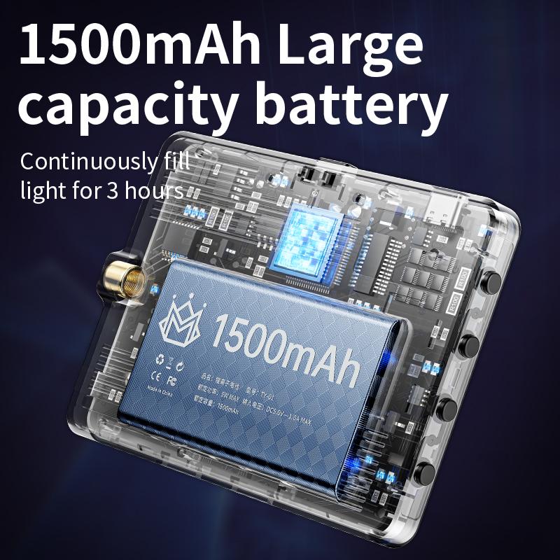 LED three-color fill light 72 high-quality lamp beads color temperature 3000-9000K for all phones/tablets/laptops and cameras