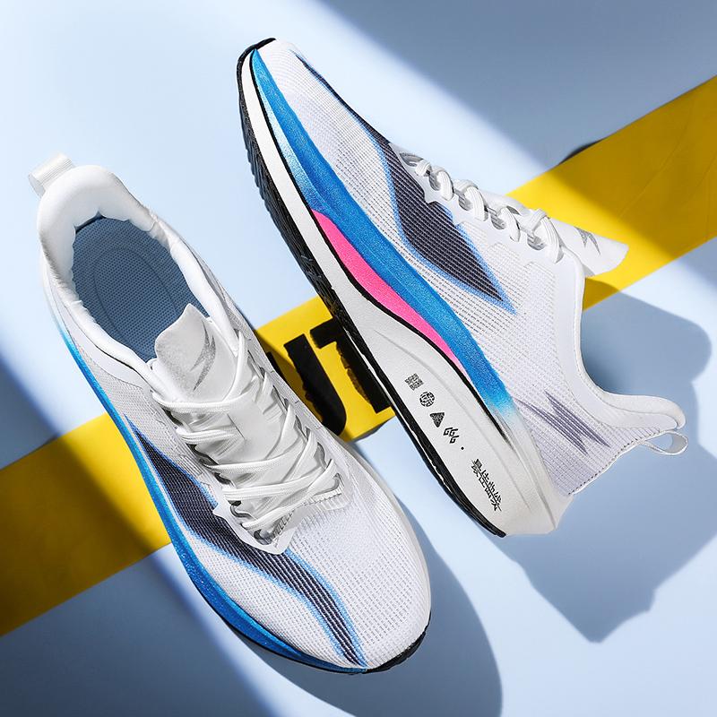 Summer Breathable Ultra-Light Cushioning Student Sports Shoes Racing Training Professional Running Shoes for Men