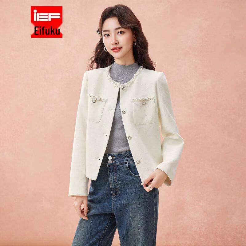 

Жакет из твида в стиле французского шика IEF L