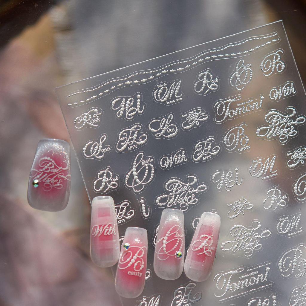 Tomoni Hot Stamping Nail Stickers - Popular DIY Chinese Style Decorative Stickers