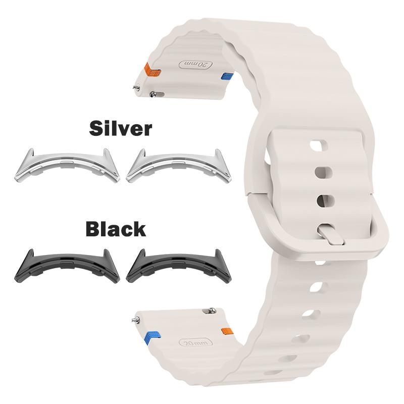 22mm Watch Band for Google Pixel Watch 4/3 41mm 45mm Soft Silicone Wristband Compatible with Google Pixel Watch 2 1 WATCH-Correa