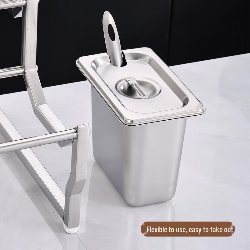 Handun 316L Stainless Steel Commercial Condiment Organizer