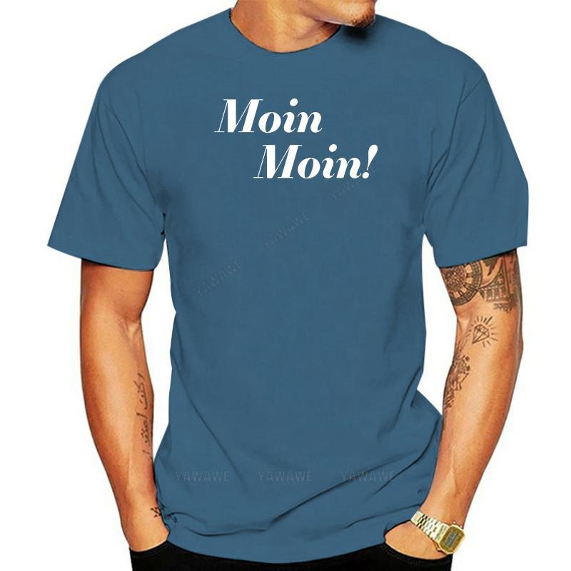 

Humor brand teeshirt Moin Moin Damen TShirt Begrusung Plattdeutsch Norddeutschland Hamburg Seemann MAN TSHIRTS 4XL