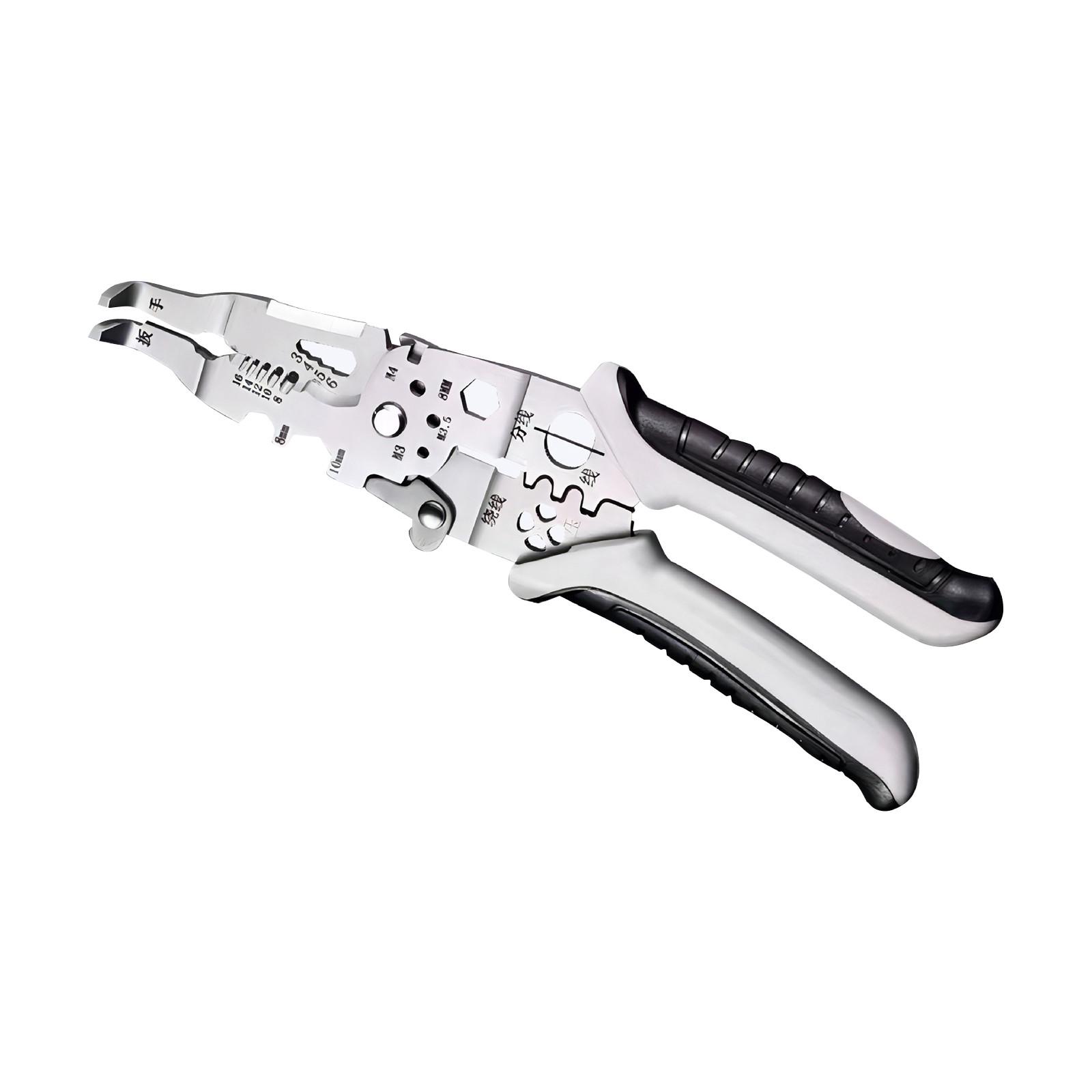 

Многофункциональные локтевые клещи для зачистки проводов с пружинным брелоком, многофункциональные клещи для зачистки проводов, обжимные клещи для кабеля