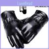 Men Women Winter Gloves Touch Screen Windproof Waterproof Thick Leather