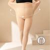 Women's Autumn and Winter Leggings Plus Velvet Flesh-colored Pantyhose Versatile Soft Warm Full Feet Leaky Feet Panty Stockings