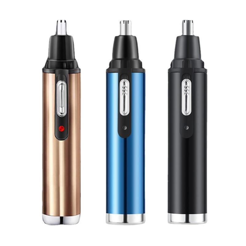 Elektrischer Nasen- und Augenbrauenhaartrimmer mit Schere