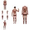 Euro Fantasy Herren Bodybuilding Kostüm mit Polyester Spandex für Tanzshows