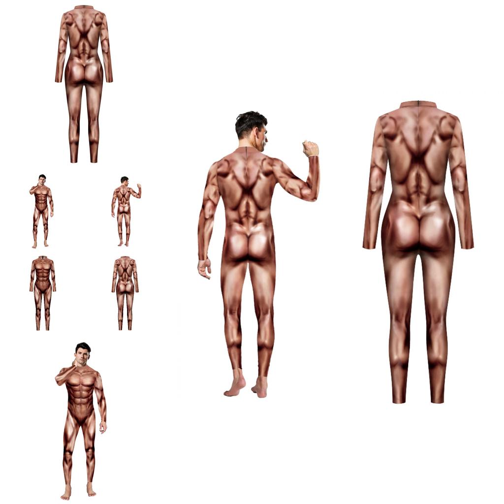 Euro Fantasy Herren Bodybuilding Kostüm mit Polyester Spandex für Tanzshows