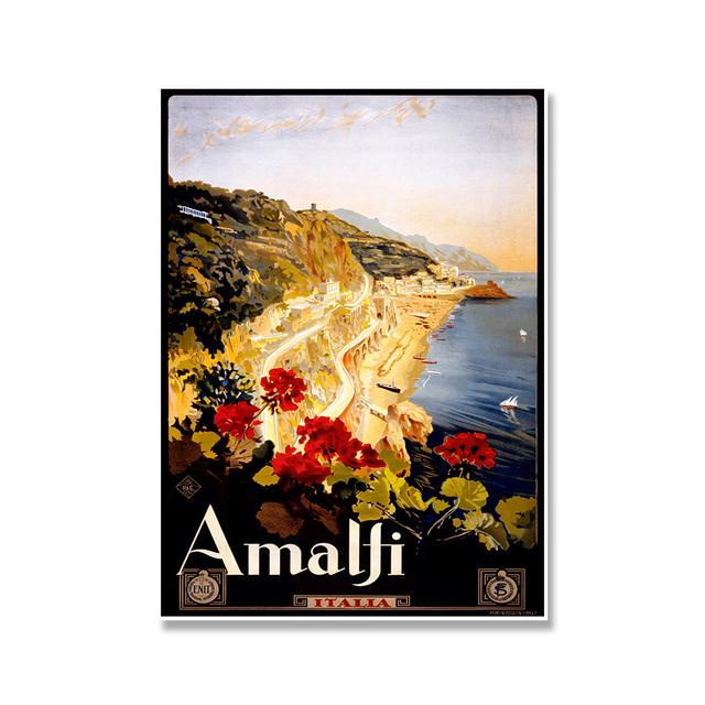 Nordic Vintage Travel Cities Poster Greece Mexico Rome Peru Libia Italy Landscape Art Canvas Painting Wall Pictures Home Decor