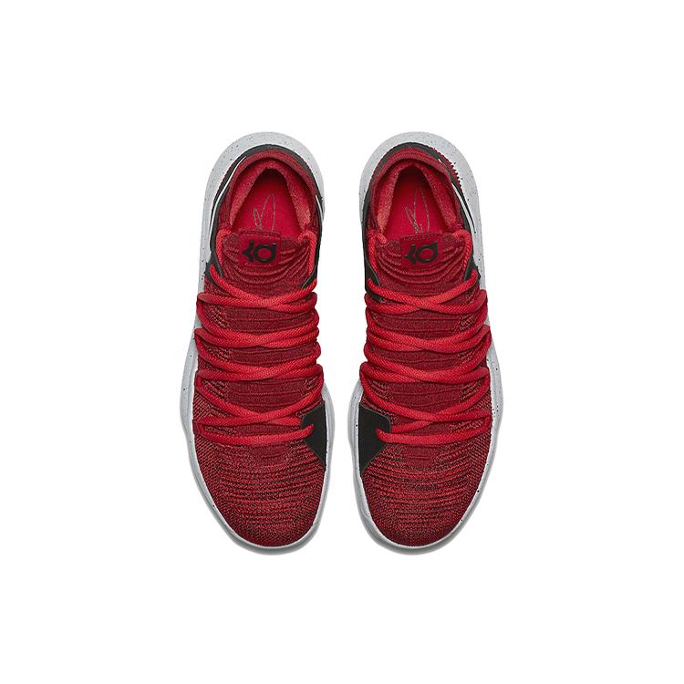 Nike KD 10 EP 'Red Velvet' (Unisex) University Red / Pure Platinum Basketball Shoes 897816 600