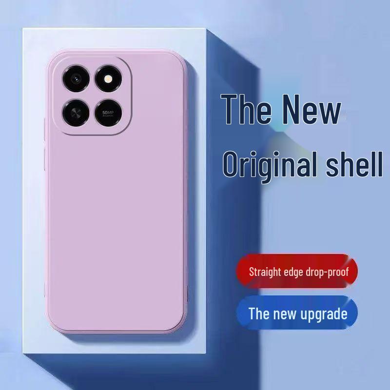 Honor Play10T Simple Solid Color Liquid Silicone Anti-drop Case