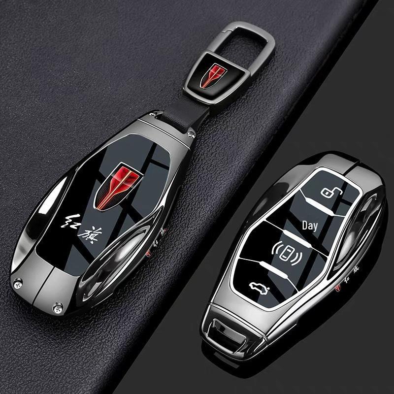 Compatible Key Case for Hongqi H6, H5, H9, EH7, HS3, HS5, HS7, HQ9, EQM5, H7 Cars