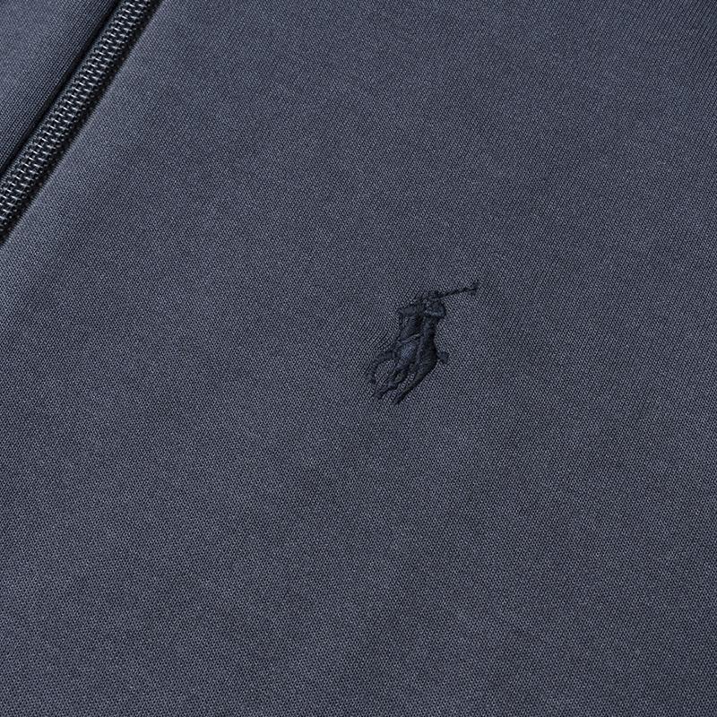 Polo Ralph Lauren Logo Hoodie Jacket Men Outerwear Dark-Gray 710662094-028