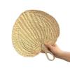Natural Palm-Leaf Fan Handmade Straw Fan Artistic Rattan Fan  Summer