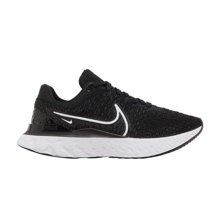 Nike Wmns React Infinity Run Flyknit 3 Black White 36