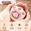 1pc Cute Cat Paw Hand Warmer Mini USB Rechargeable Explosion-proof Convenient Portable Hand Warmer for Winter