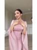 2025 Spring Elegant Long-Sleeve Silky Dress