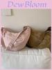 Street Style Nylon Shoulder Bag With Zipper Closure For Daily Casual Use