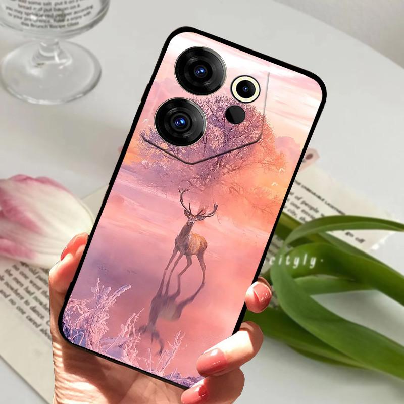Для Tecno Camon 20 Premier Чохол Круті Тварини Ударостійкий М'який Силікон TPU Чохол для Телефона Для Tecno Camon20 Premier 5G CK9n Fundas