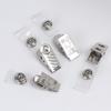 Badge Card Holder Stainless Steel Lanyard Clips Key Name Tag Lanyard Clips Binder Stationary Reel